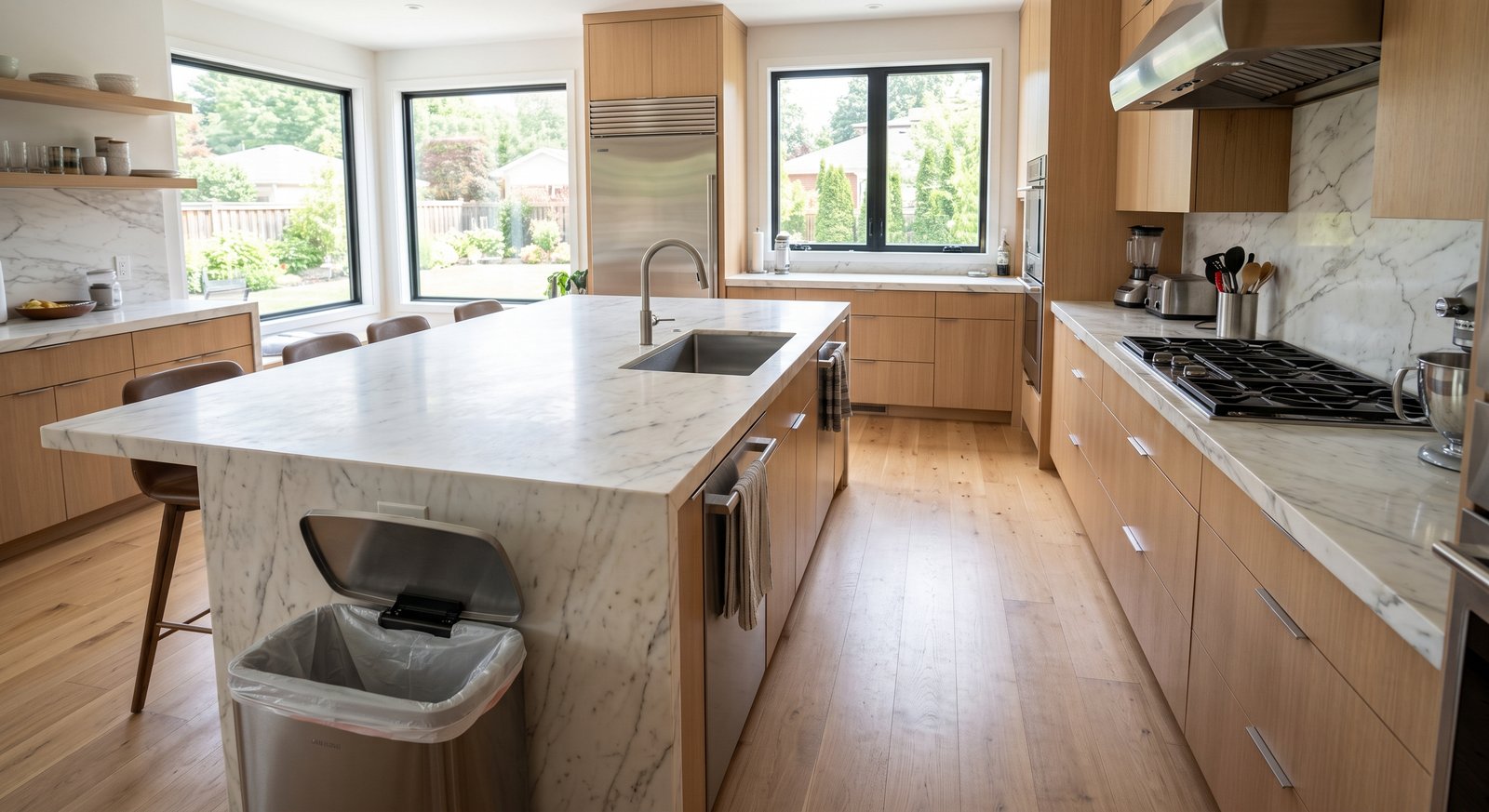 Pristine kitchen after Golden Cleaning service